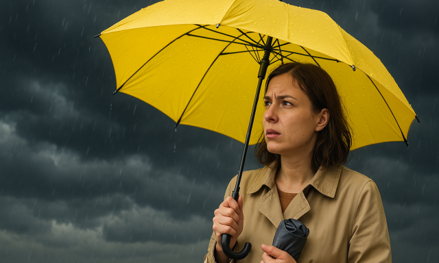 Kiadt&aacute;k a figyelmeztet&eacute;st - Z&aacute;porral, zivatarral &eacute;s egy kis felhőszakad&aacute;ssal fűszerezve csobban be a hidegfront szerd&aacute;n