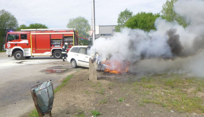 Egy szem&eacute;lyaut&oacute; motorter&eacute;ben keletkezett tűz Kecskem&eacute;ten