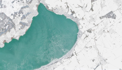 Magyarorsz&aacute;g h&oacute; alatt - Műholdk&eacute;peken a behavazott orsz&aacute;g