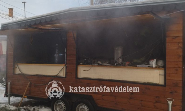 B&uuml;f&eacute;kocsi &eacute;gett Kiskunf&eacute;legyh&aacute;z&aacute;n egy parkol&oacute;ban