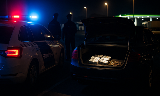 Rom&aacute;n banda fosztogatta a pihenő sofőr&ouml;ket az M5-&ouml;s pihenőiben