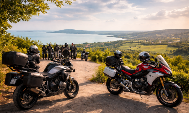 &Uacute;j kedvenc &uacute;tvonalat kaphatnak a motorosok: k&ouml;zel 200 kilom&eacute;teres zalai k&ouml;r indul a Balatont&oacute;l