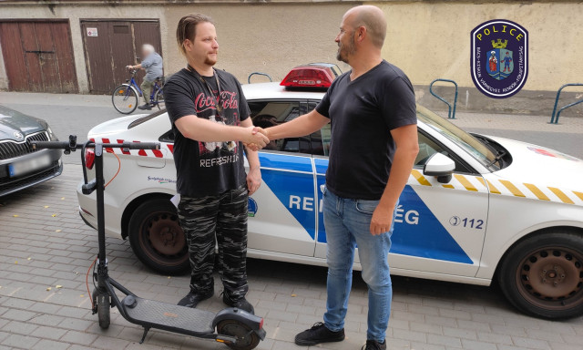 Kecskem&eacute;ten tal&aacute;lt&aacute;k meg a Kiskunf&eacute;legyh&aacute;z&aacute;n eltűnt rollert