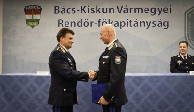 &Uacute;j vezetőt kapott a B&aacute;cs-Kiskun megyei rendőrs&eacute;g