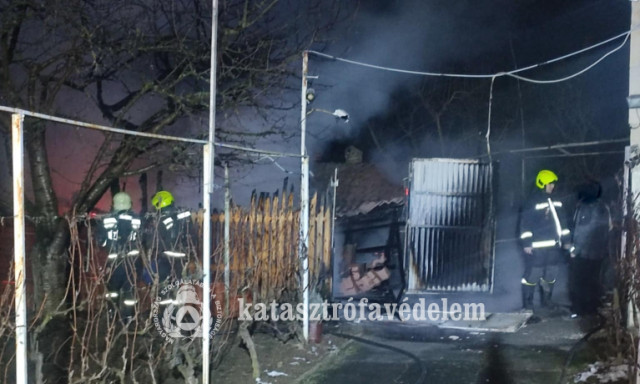 Mell&eacute;k&eacute;p&uuml;letben keletkezett tűz B&aacute;csbokodon